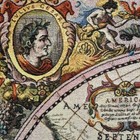 Antique Old World Map By Jan Janssonius Woven Tapestry Wall Hanging Home Decor