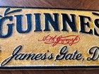 Guinness Extra Stout  brewed At St  James Gate  Cast Iron Beer Bar Sign 5    X 22   