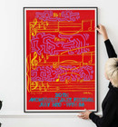 Jazz Festival 1980s Poster     Vintage Concert Art  Classic Jazz Music Print