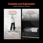 Work Platform  4-gear Adjustable Height  Folding Alloy Steel Step Ladder  Portab