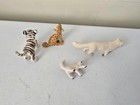 Schleich Lot Set Of 4 Wild Animals White Tiger Leopard Cubs Arctic Fox Kit 