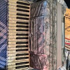 Paolo Soprani 41-key 120-bass Accordion Italy Vintage Pearl Finish Works Great