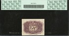 Pcgs 64  Fr  1283 Fractional 1863 Union Currency 25c Civil War Second Issue Note