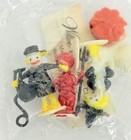 Vintage Wilton Halloween Cupcake Cake Toppers Witch Cat Ghost Pumpkin Mini New