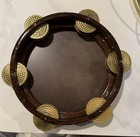 Professional  25cm Nakhle Percussion Riq     6 Jingle Set     Handmade In Lebanon