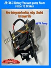 Brake Booster Rotary Vacuum Pump   plug And Play   Ultra Quiet  Compact