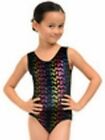Nwt New Danskin Rainbow Leopard Leotard Bodysuit Velvet Hologram Foil New Girl