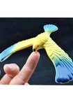 3 Pcs Cute Balancing Bird With Clear Triangle Stand  colors May Vary  