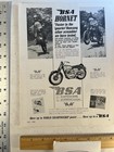 1966 Bsa Hornet Ad 8 5x11    fastest Scrambler Weve Tested 