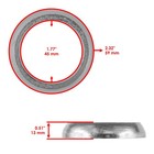 Exhaust Muffler Silencer Kit For Polaris Sportsman 600 Twin 2003 2004 2005 Atv