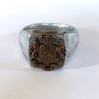 Wwii British General Service Military Soldier Trench Art Ring Ww2  Free Shipping