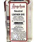 New 2 Angelus Leather Dye Jet Black Neutral 3 Ounce Applicators Shoe Craft Purse
