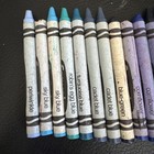 21 Crayola Crayons Lot Binney And Smith Vintage Blue Robins Egg Timberwolf Sky