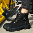 Mens Waterproof Work Boots Steel Toe Safety Shoes Indestructible Non Slip Boots