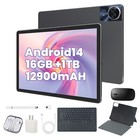 Tablet 14 Inch Ultra Big Android 14 1 Tb Storage 16gb Ram Ips Bundle Keyboard
