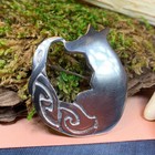 New Pewter Celtic Fox Brooch Irish Ireland Scotland Scottish Ladies Pin