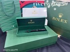 Rolex Vip Luxury Metal Black Retractable Ballpoint Pen Gift Box