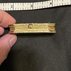 Vtg 1974 Estee Lauder Solid Perfume Case Youth Dew Regency Compact Red gold