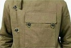 Men s Vintage Swedish Army Motorcycle Jacket Military Tank Coat Cotton Green