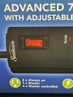 Sunbeam Black Advanced 7 Outlet Power Strip Surge Protector  15a 125v 1875w New