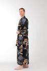 Japanese Yukata Kimono Men Dragon   Mt  Fuji Cotton Cotton Robe Made In Japan