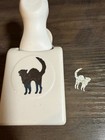 Martha Stewart Paper Craft Punch   Halloween Black Cat Spooked    P3