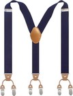 Cedriany Men   s Suspender 6 Clips Y-shaped Heavy Duty With 1 4 Inch Suspenders   
