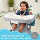 Fisher-price Space Saver Simple Clean High Chair With Wraparound Deep-dish Tray