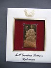 1995 Fall Garden Flowers Hydrangea Gold Golden Replica Cover Fdc Stamp