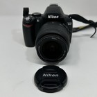 Nikon D40 Digital Slr Camera Kit 18-55mm G Ii Ed   55-200mm G Ed Lenses Case Sd