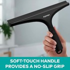 Shower Squeegee 10 Inch All-purpose Silicone Squeegee For Whole-black 
