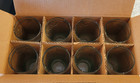 Vintage 1995 Coke Coca Cola Green Glasses Soda Pop 16 Oz Indiana Glass Set Of 8