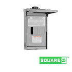 Square D Main Lug Load Center Plug-on 100 Amp 6-space 12-circuit 1-phase Outdoor