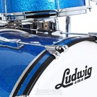 Ludwig Classic Maple Fab 3-piece Shell Pack - Blue Sparkle