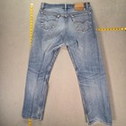 Vtg Levis 501 Jeans Mens Light Wash Blue Straight Button Fly Usa Fits 33x29