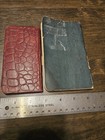 Lot Of 2 Antique Memo Books Writing Inside 1914 1926 Ephemera Guc 15851