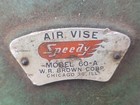 Speedy Air Vise 3  Model 60-a  Pneumatic Vise Machinist