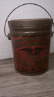 Vintage Tin Advertising Lard Can Kerber Packing Co  Elgin  Ill 3 Lbs  Pail