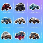 50pc Monster Trucks Sticker Pack Lot Set For Kids Crafts   Scrapbooking Supplies