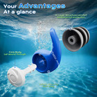 Waterproof Swimming Ear Plugs For Adults - 3 Pairs Of Reusable Soft Silicone Swi