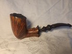 Vintage Ben Wade Freehand Made Tobacco Smoking Pipe Golden Walnut