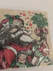 Vintage 70s Christmas Santa Paper Napkins New Old Stock Cost Plus Cocktail Party