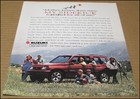 1995 Suzuki Sidekick 4-door Suv Print Ad 1994 Car Automobile 10x12 Advertisement