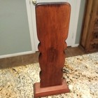 Maori Wood Signed Carving  New Zealand Tekoteko Sculpture Tiki Nz Handcrafted