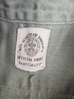 Olive Green Boy Scout Shirt With Patch Detail North Dakota