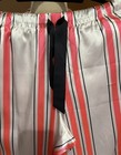 Victoria s Secret Women s 2pc Satin Striped Pajama Set Collared Pocket S