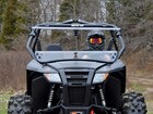 Superatv Scratch Resistant Flip Windshield For Arctic Cat Wildcat Trail  2014  
