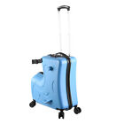 20  Spinner Luggage Kids Ride-on Roll Suitcase Luggage Bags Wheeled Trolley Lugg