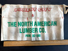 Vintage Forest City   The North American Lumber Co  Cloth Nail Pouch Apron