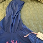 Vineyard Vines Women   s S Blue Performance Hooded Pullover Hoodie Graphic Logo